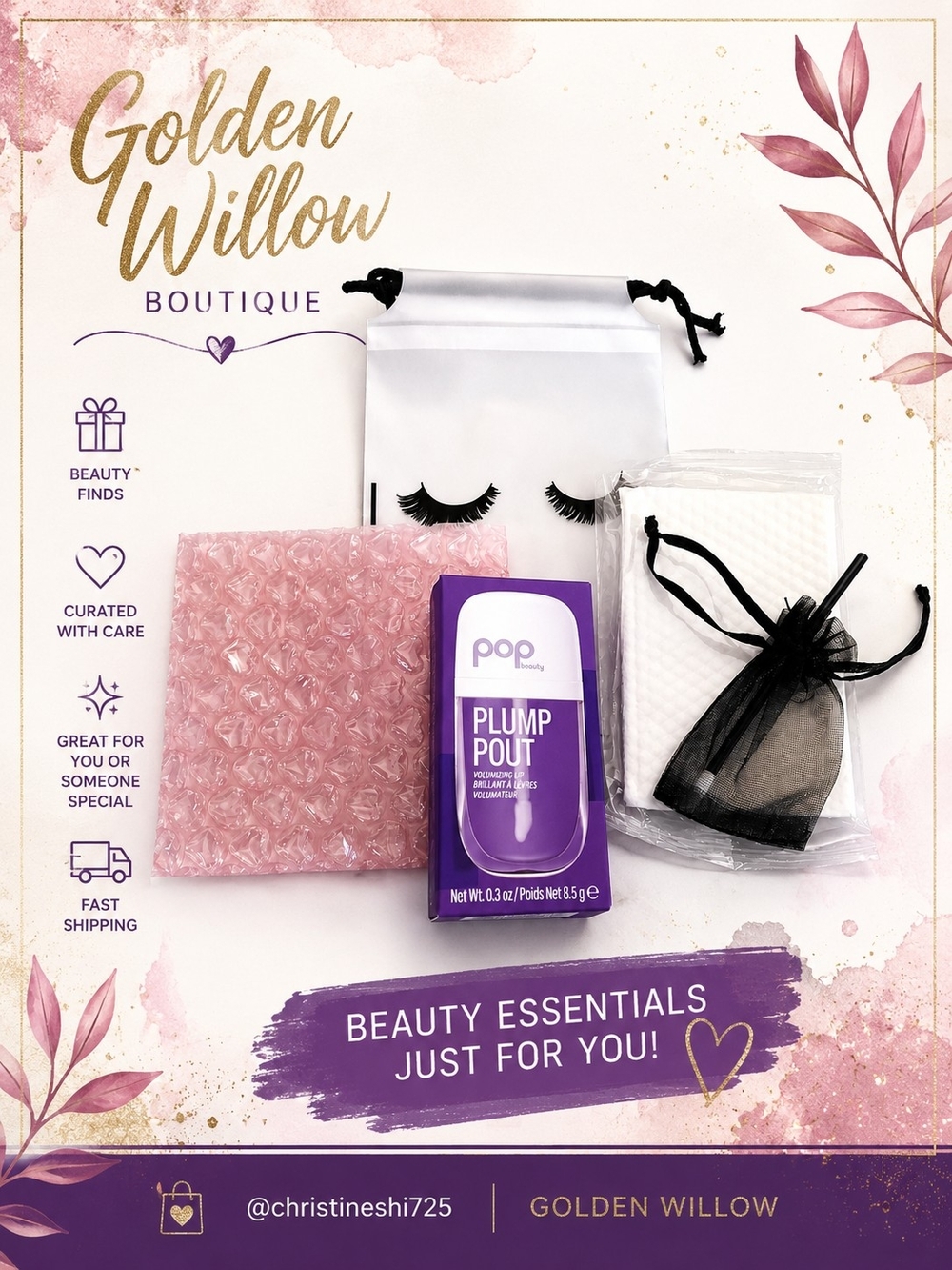Pop Beauty Plump Pout Lip Plumper - Clear Ice